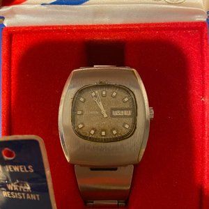 Vintage Clinton, Water and Shock Resistant Watch